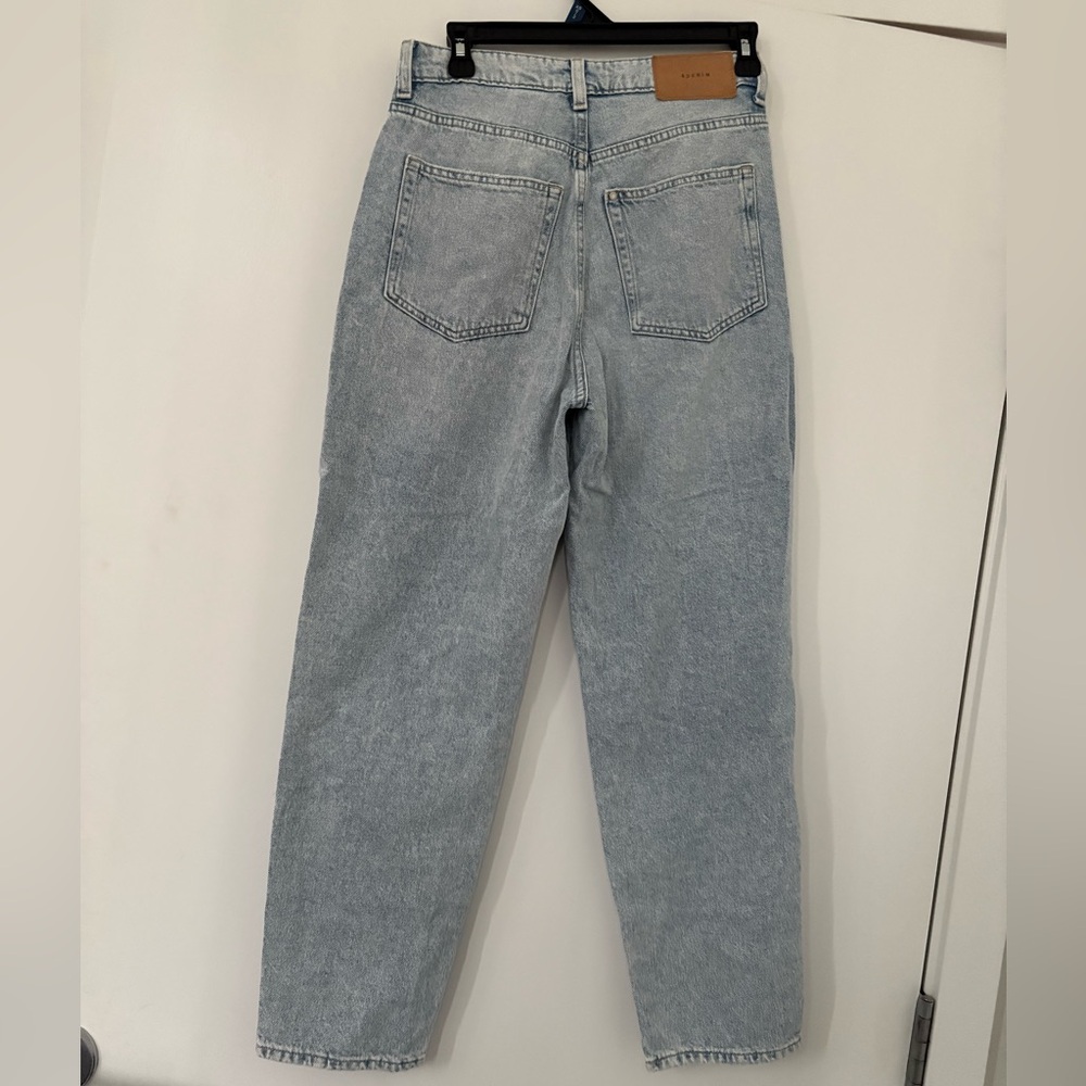 H&M High Rise Ripped Light Blue Jeans - Picture 3 of 3